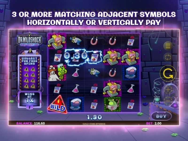Play Dr Wildshock Mad Loot Lab by Gold Coin Studios