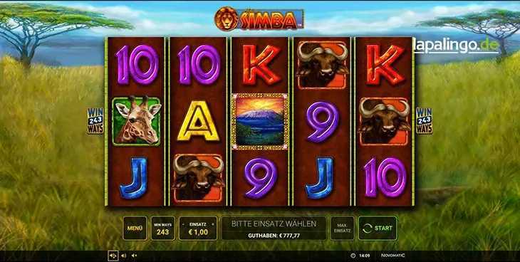 Play African Simba by Greentube