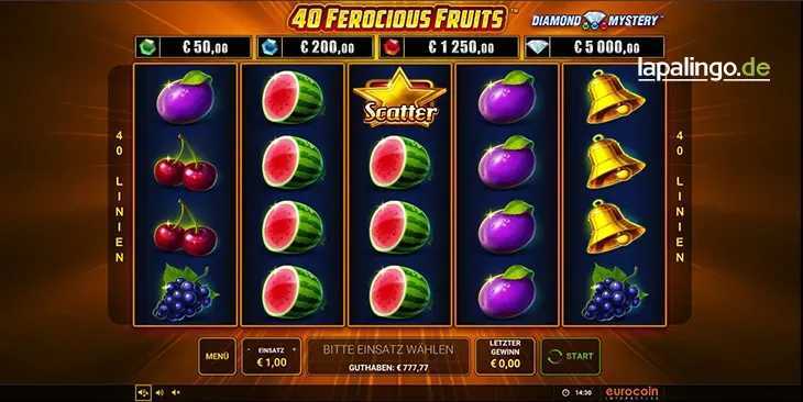 Play Amazing Fruits by Greentube