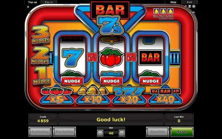 Play Bar 7's by Greentube