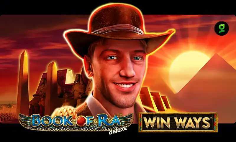 Play Book of Ra deluxe 10: Win Ways by Greentube