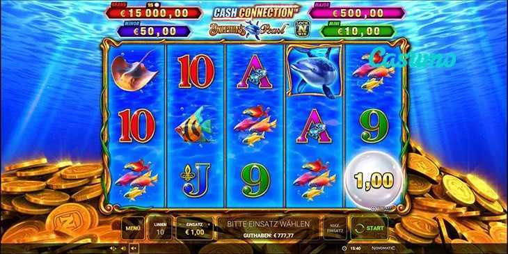 Play Cash Connection Dolphin’s Pearl by Greentube