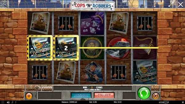 Play Cops n Robbers Drop Shot by Greentube