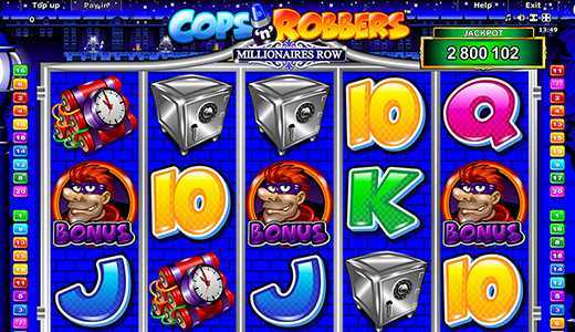 Cops 'n' Robbers Millionaires Row Greentube Cops 'n' Robbers Millionaires Row Greentube