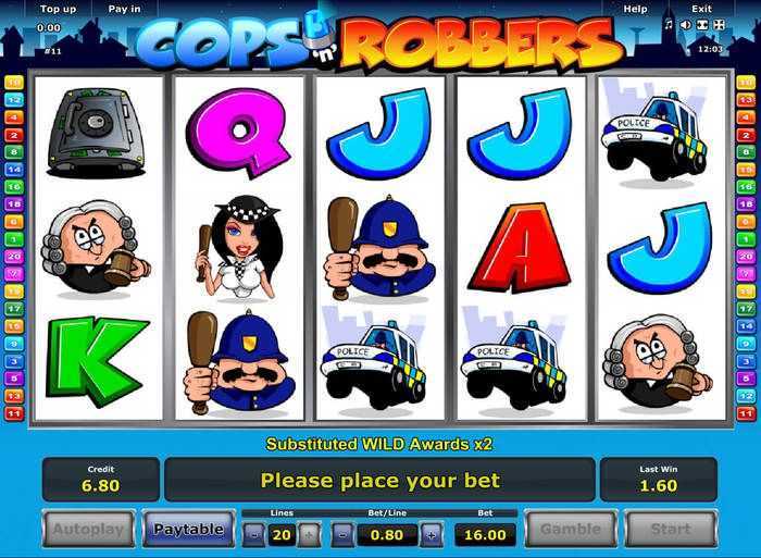 Play Cops'n' Robbers by Greentube