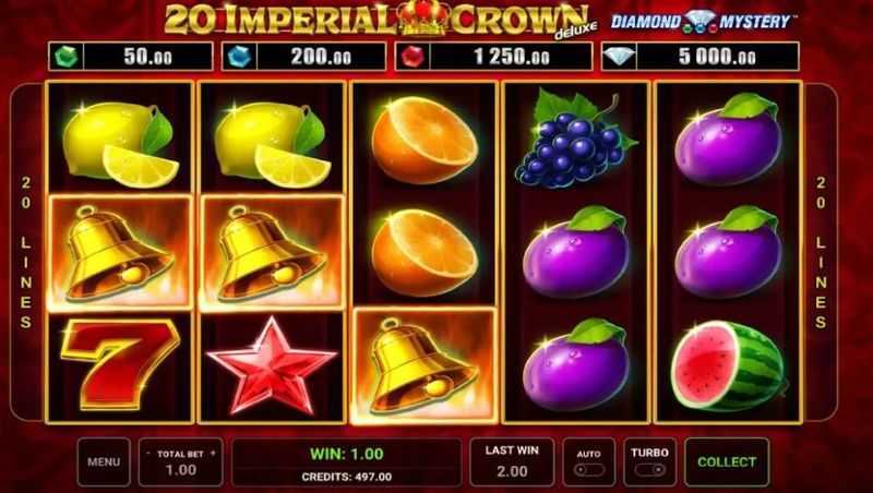 Play Diamond Mystery 20 Imperial Crown Deluxe by Greentube