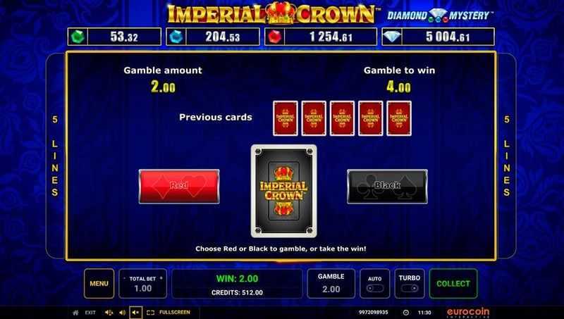 Play Diamond Mystery 40 Imperial Crown by Greentube