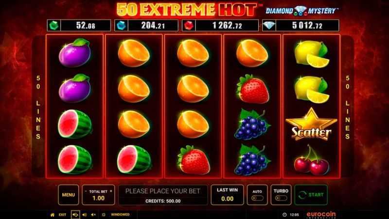 Play Diamond Mystery 50 Extreme Hot by Greentube