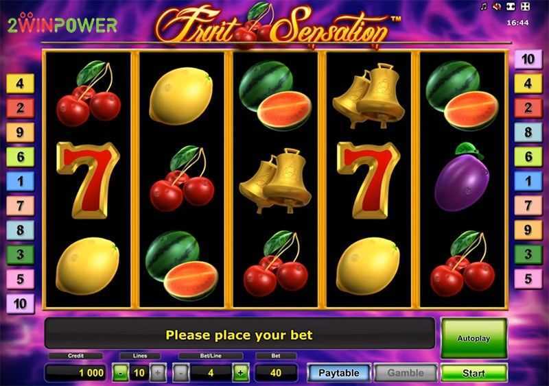 Play Fruit Sensation by Greentube