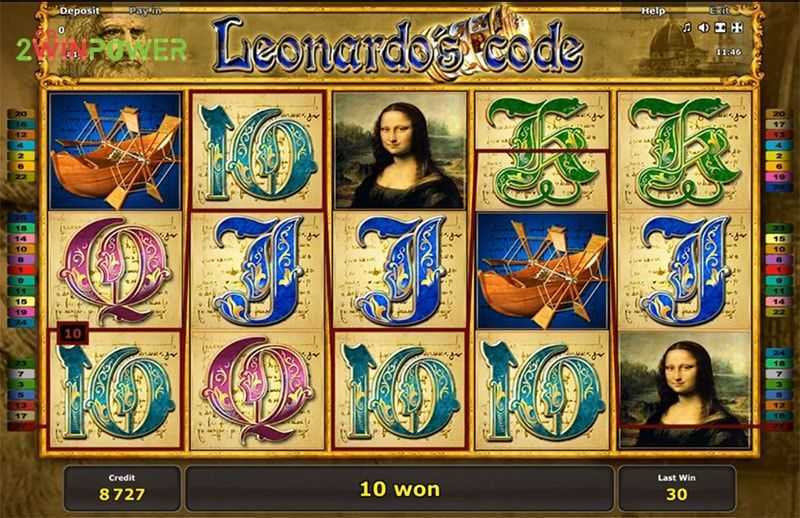 Play Leonardo's Code by Greentube