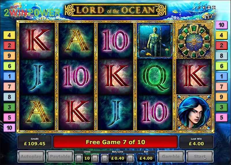 Slot Lord of the Ocean Bonus Spins