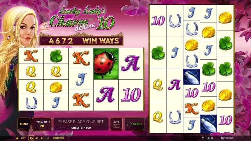 Play Lucky Ladys Charm Deluxe 10 Win Ways by Greentube