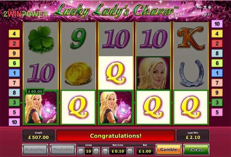 Slot Lucky Lady's Charm deluxe