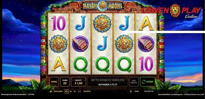 Play Mayan Moons by Greentube