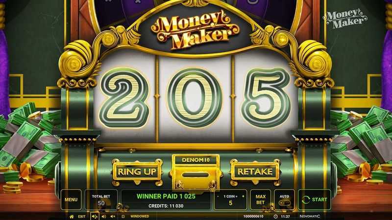 Play Money Maker by Greentube