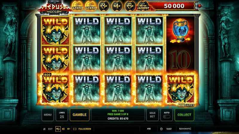 Play Myth of Medusa Gold by Greentube