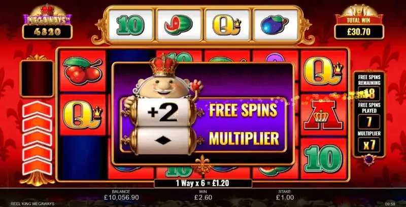 Play Reel King™ Free Spin Frenzy by Greentube – Dive into this Online Casino Game Adventure 