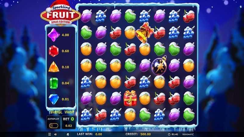 Slot Sparkling Fruit Match 3 Xmas Edition