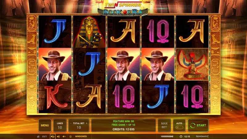 Play Twin Spinner Book of Ra Deluxe by Greentube