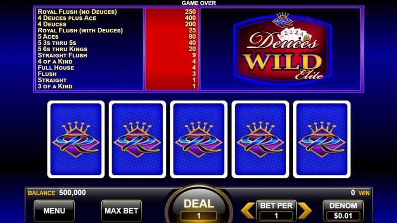 Slot Deuces Wild 25 Hands