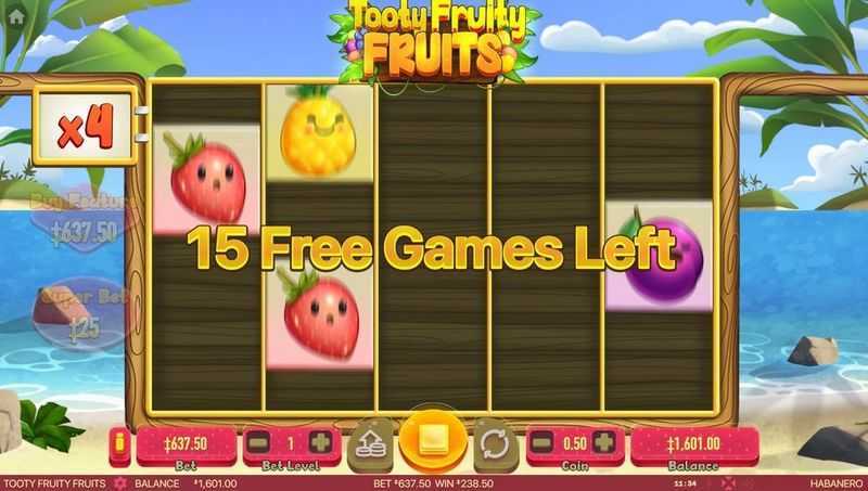 Play Tooty Fruity Fruits by Habanero