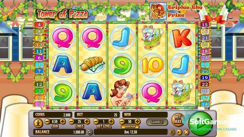 Play Tower Of Pizza by Habanero