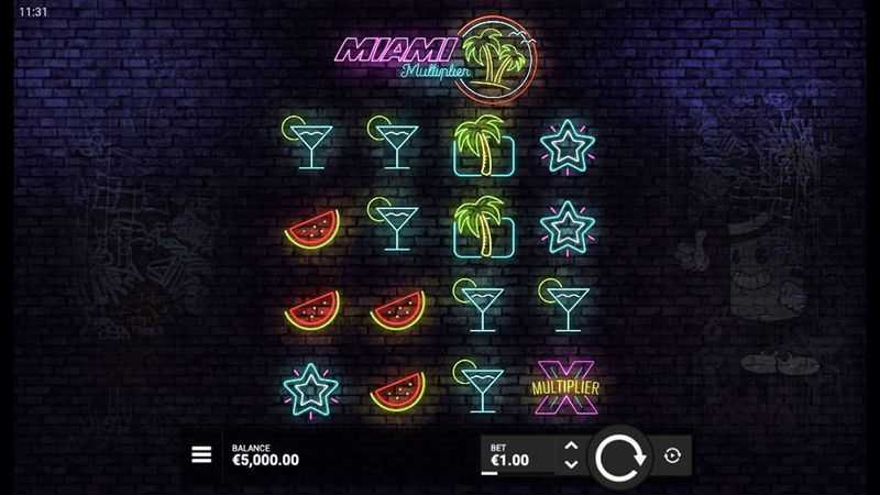 Play Miami Multiplier by Hacksaw Gaming