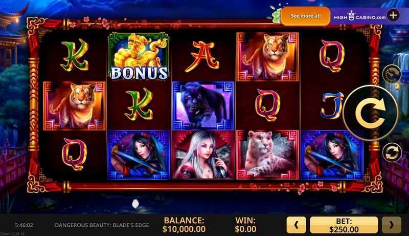 Play Dangerous Beauty: Blade's Edge by High 5 Games – An Epic Online Casino Game Journey Awaits 