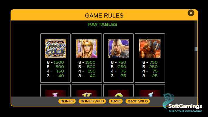 Play Goddess of Valhalla by High 5 Games