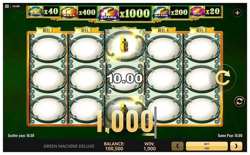 Green Machine Deluxe Jackpot Green Machine Deluxe Jackpot