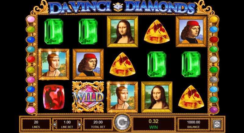 Slot Quadruple Da Vinci Diamonds