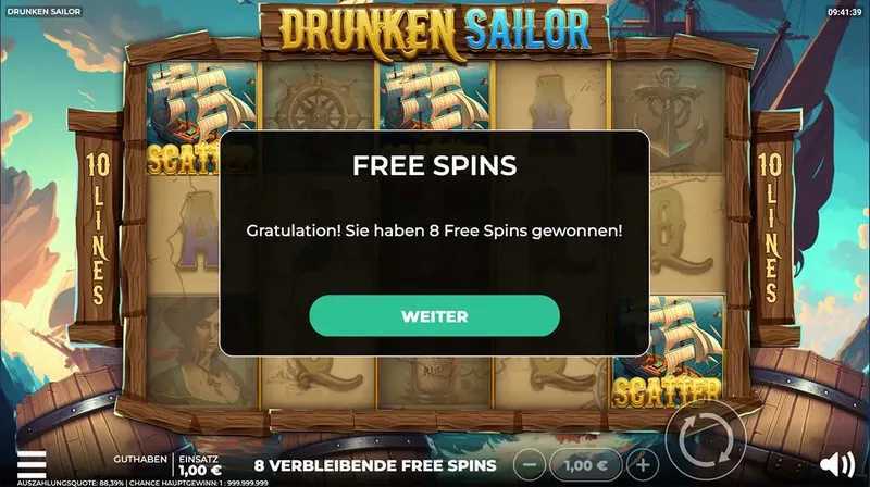 Slot Drunken Sailor