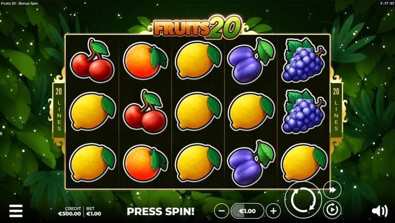 Play Fruits 20 Bonus Spin by Holle Games