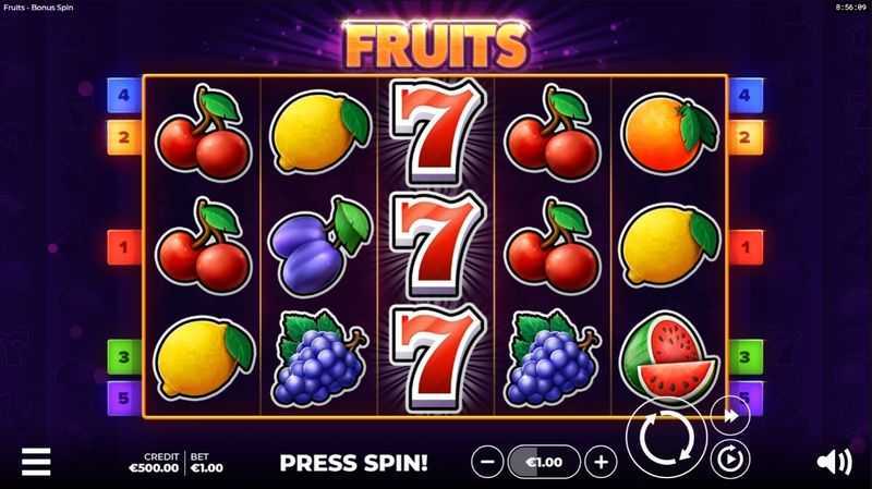 Play Fruits Bonus Spin by Holle Games