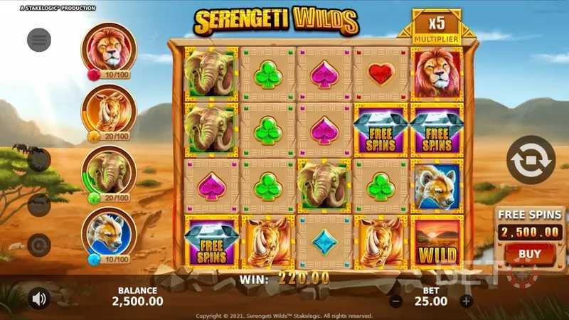 Play Serengeti Wilds by Hurricane Games