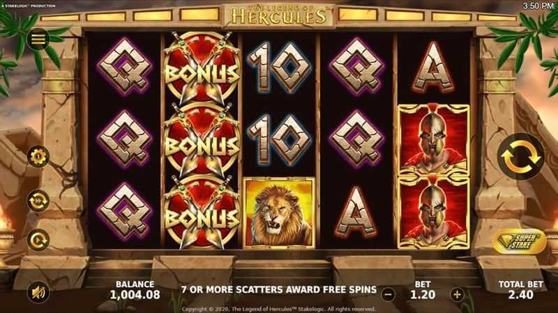 Play The Legend of Hercules by Hurricane Games