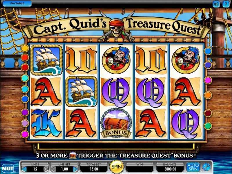 Play Captain Quids Treasure Quest by Igt