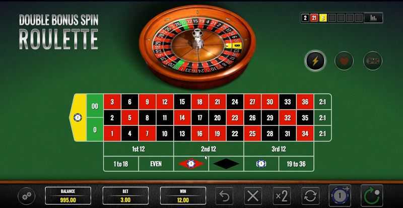 Play Double Bonus Spin Roulette by Igt