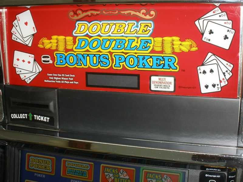 Play Double Double Bonus Poker Game King by Igt