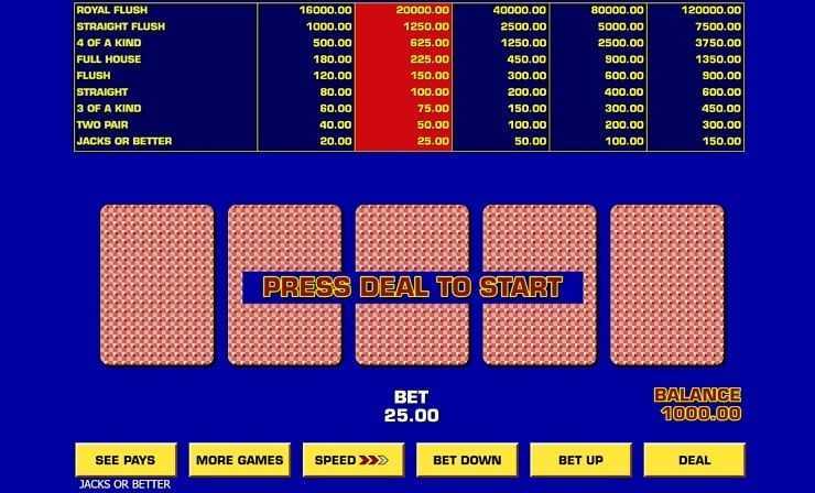 Play Match Times Pay Jacks or Better by Igt