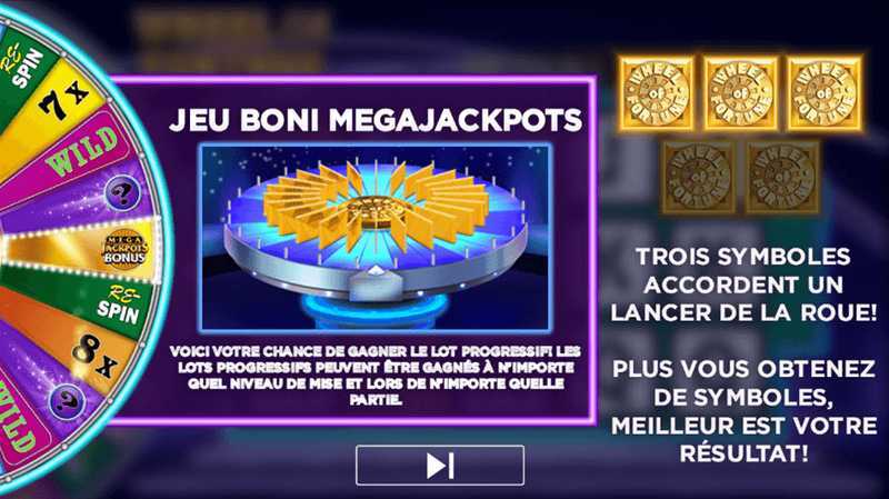 Play Mega Jackpots Wheel of Fortune on Air by Igt