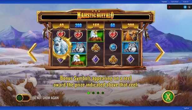 Play MegaJackpots Magestic Buffallo by Igt