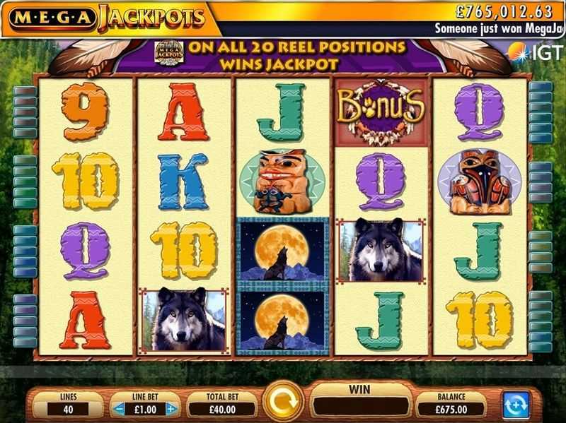 Play MegaJackpots Wolf Run by Igt