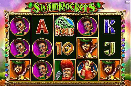 Play Shamrockers Eire to Rock by Igt