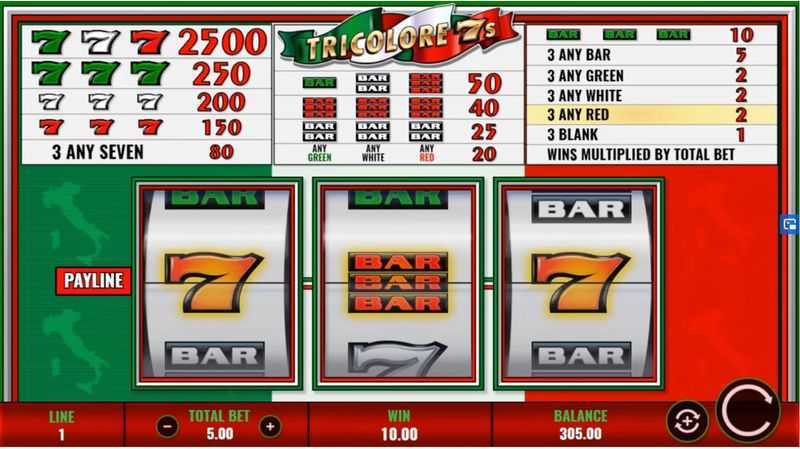 Play Tricolore 7s by Igt