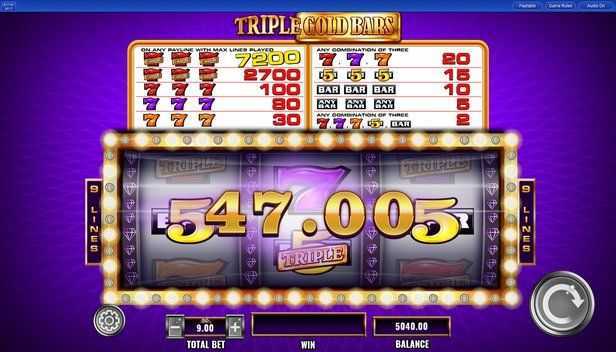 Play Triple Gold Bars by Igt