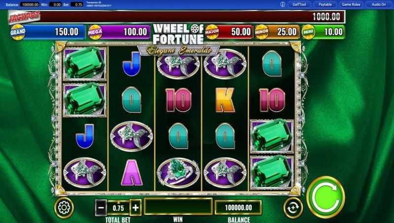 Play Wheel of Fortune Elegant Emeralds by Igt