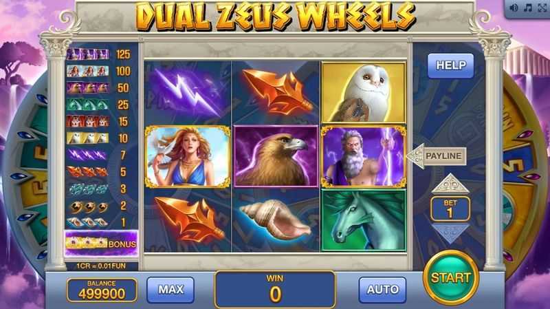 Play Dual Zeus Wheels (Pull Tabs) by Inbet Games