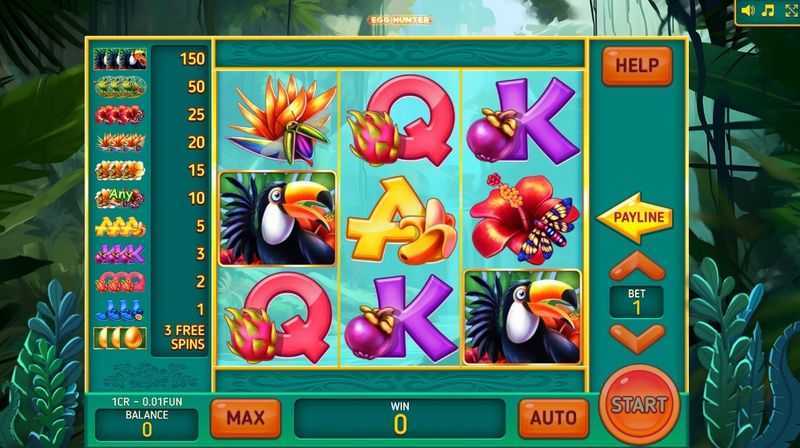Play Egg Hunter (3x3) by Inbet Games
