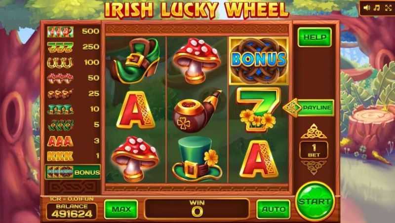 Play Irish Story Wheel (3x3) by Inbet Games